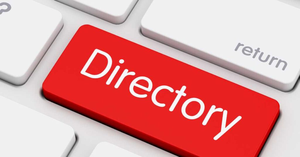 What is online directory listing?